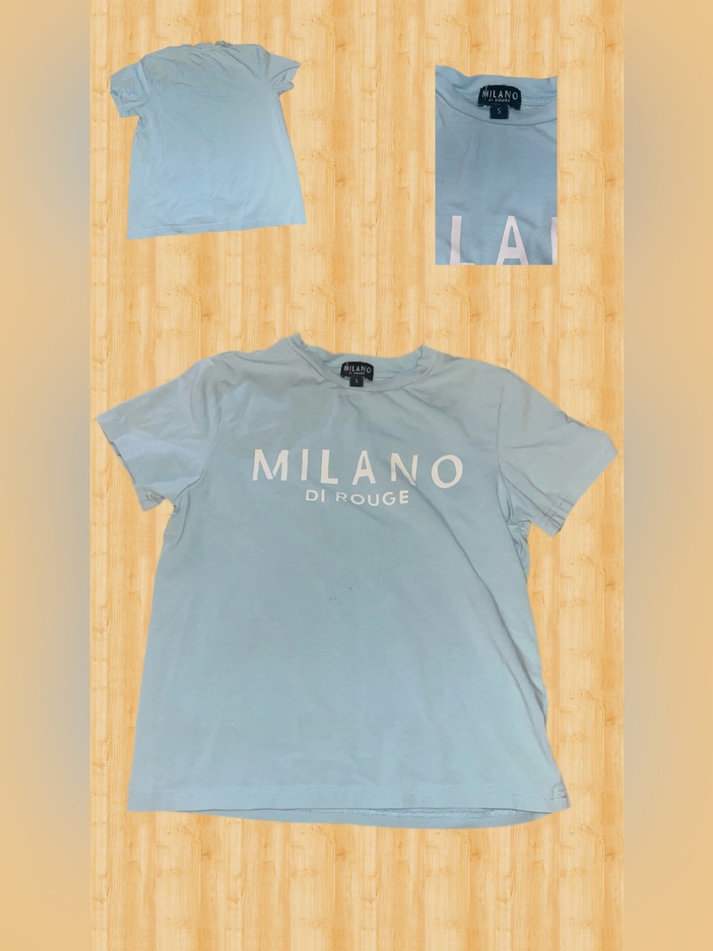 Kid’s Milano Di Rouge T-Shirt Size S (6/7)